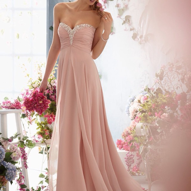 Sheath, Strapless Sweetheart and Evening Gowns Wedding Dress M-1296