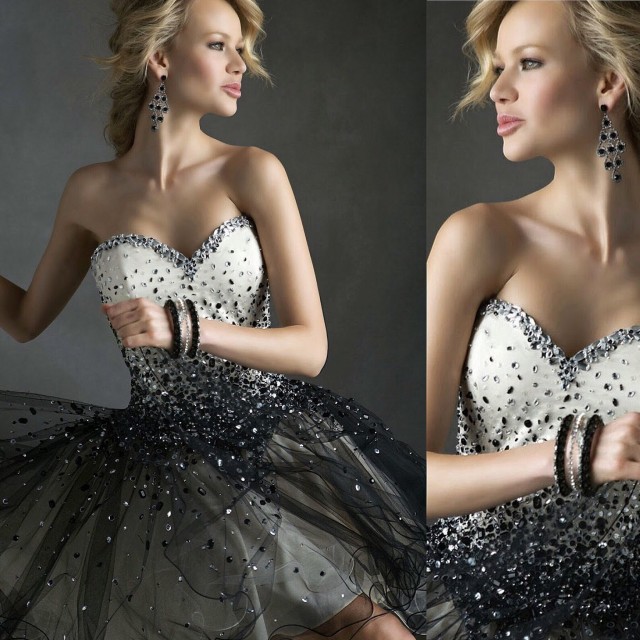 Strapless Sweetheart and Evening Gowns Wedding Dress M-1518