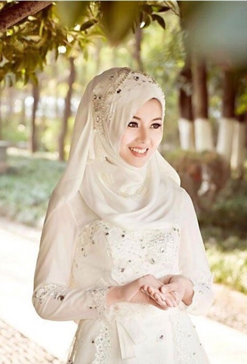 Hijab Wedding Dress M-1722