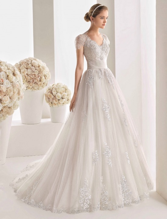 A-Line Wedding Dress M-1894