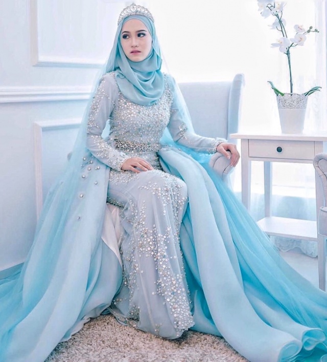 Hijab Wedding Dress M-2227