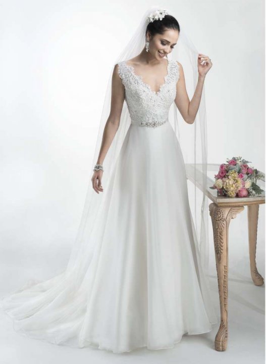 A-Line and Sweetheart Wedding Dress M-1006