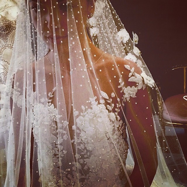 Sheath and Illusion - Sheer Wedding Dress M-1196