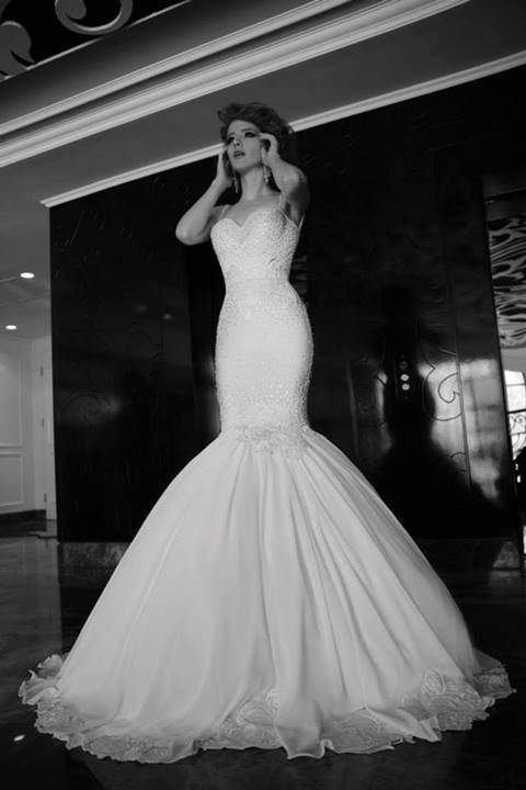 Mermaid and Sweetheart Wedding Dress M-670