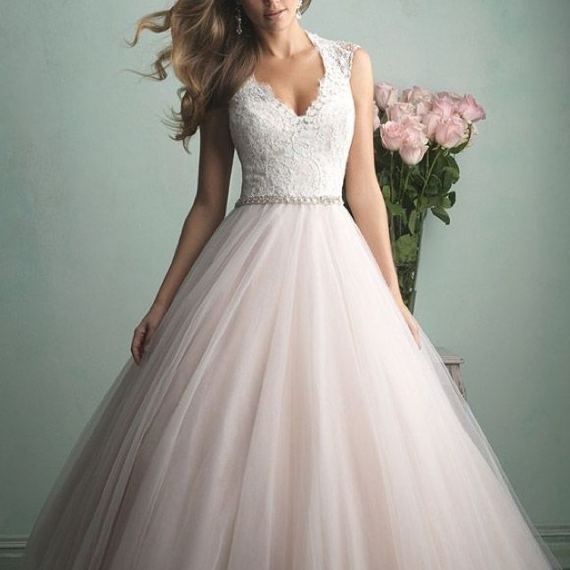 A-Line and Sweetheart Wedding Dress M-1371