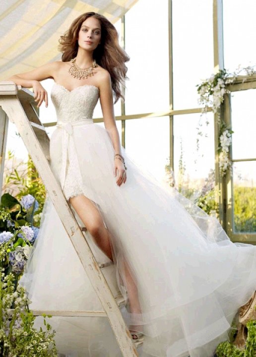 Strapless Sweetheart Wedding Dress M-444