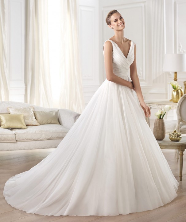 A-Line and Sweetheart Wedding Dress M-1303