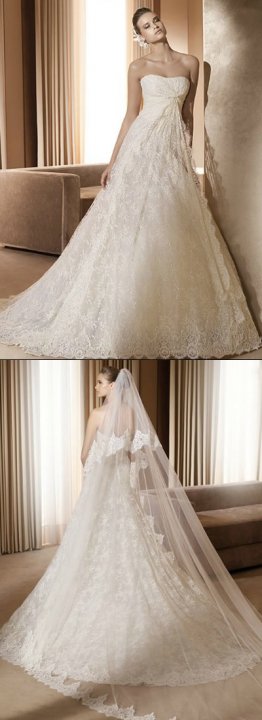 A-Line Wedding Dress M-732