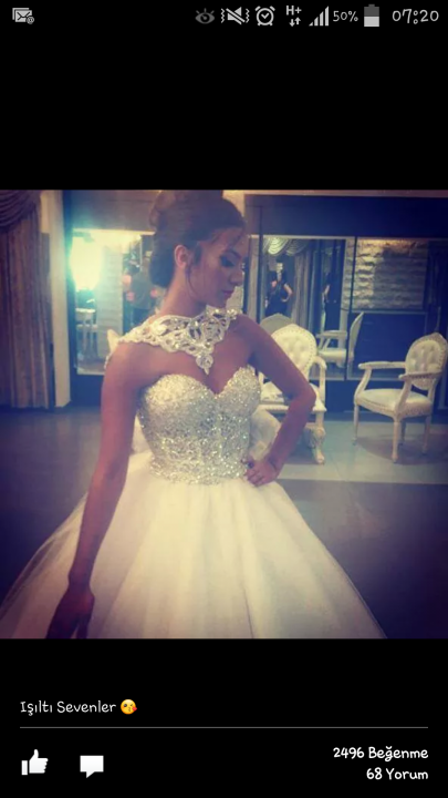 Ball Gown and Strapless Sweetheart Wedding Dress M-953