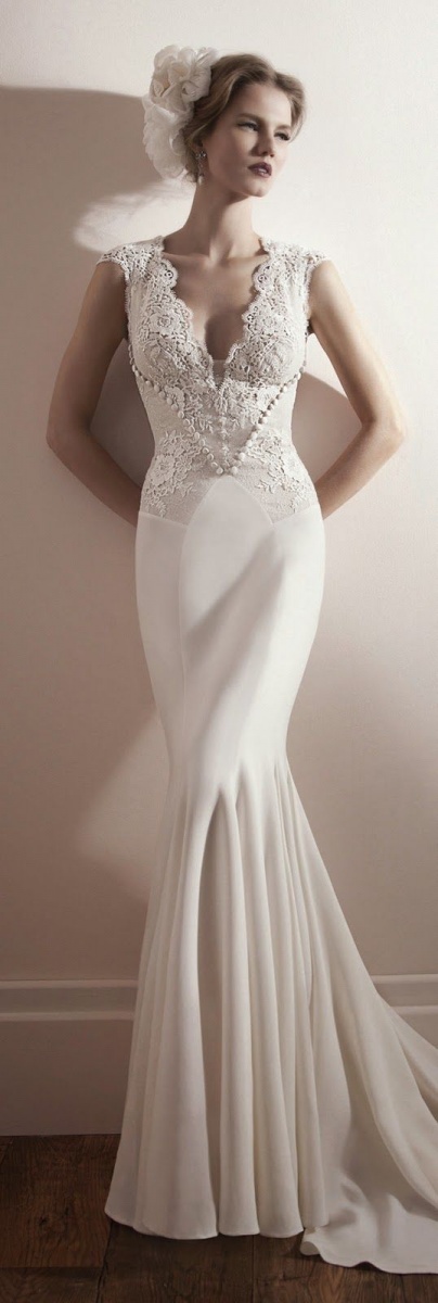 Sheath Wedding Dress M-2139