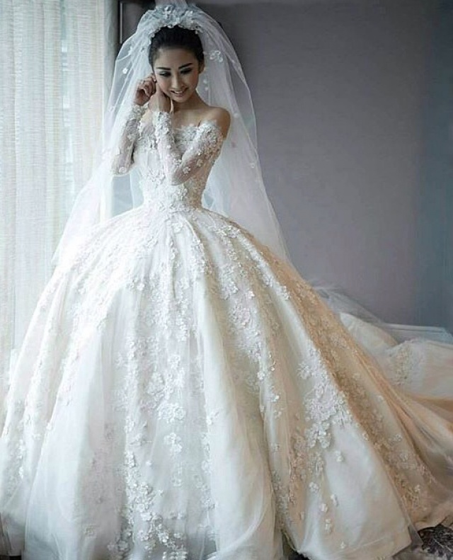 Ball Gown Wedding Dress M-2187